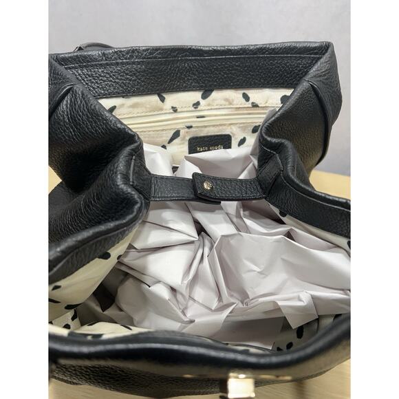 Kate Spade Black Smooth Buttery Soft Leather Small Jessie Bexley Handbag Tote - Picture 8 of 15